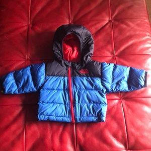 North face baby puffer coat